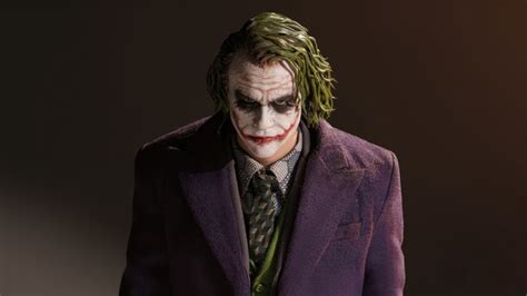 Joker Heath Ledger K Wallpaper Hd Superheroes Wallpapers K