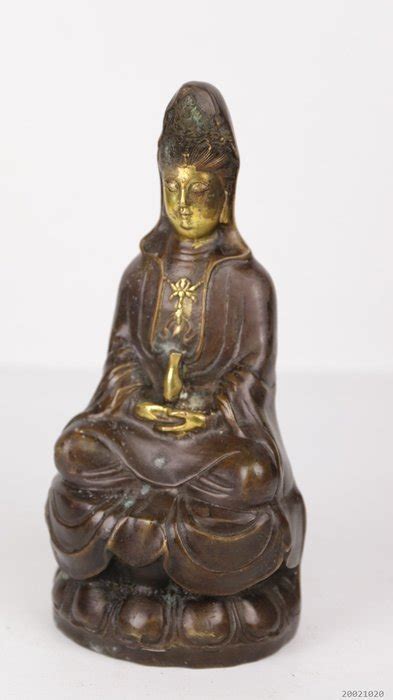 Oud Beeldje Quan Yin Brons China Tweede Helft E Catawiki