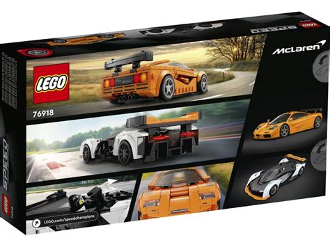 LEGO Speed Champions 76918 McLaren Solus GT и F1 LM | playzone.com.ua