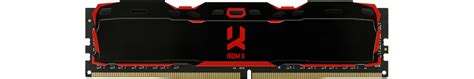 GOODRAM 8GB (1x8GB) 3000MHz CL16 IRDM X Black - Pamięci RAM DDR4 ...