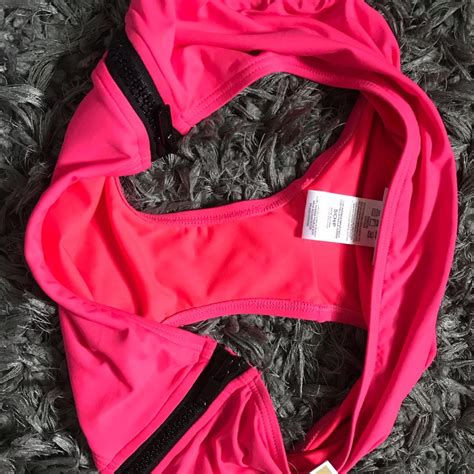 Michael Kors Neon Hot Pink Bikini Cruise Gem