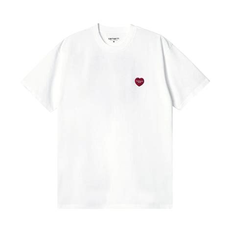 Buy Carhartt Wip Double Heart T Shirt White I032155 Whit Goat