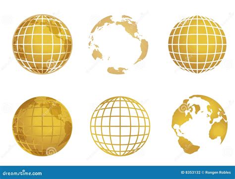 Printable Globe Map Of World