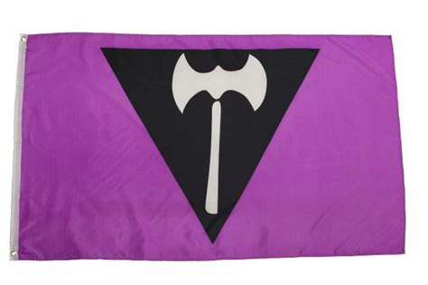 Lesbian Axe Pride 3 X 5 Feet Flag Banner New  Shopping For Flags