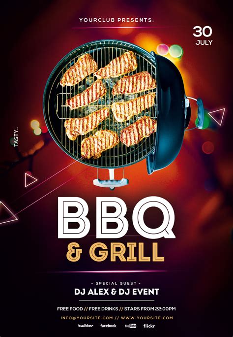 Bbq Fundraiser Flyer Template