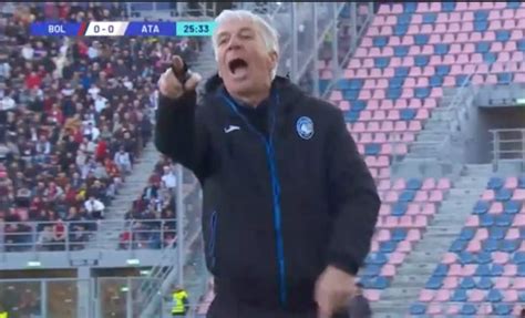 Gasp Che Sbroccata Durante Bologna Atalanta Gasperini Scapoccia