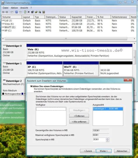 Vista Festplatten Partitionieren Vergr Ern Verkleinern