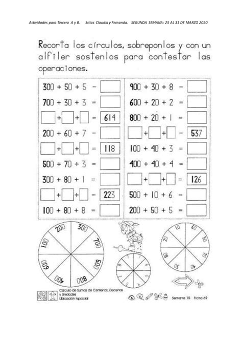 Actividades Para Tercer Grado