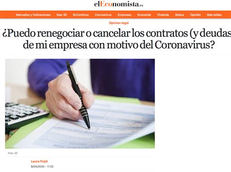 Puedo Renegociar O Cancelar Los Contratos Y Deudas De Mi Empresa Por