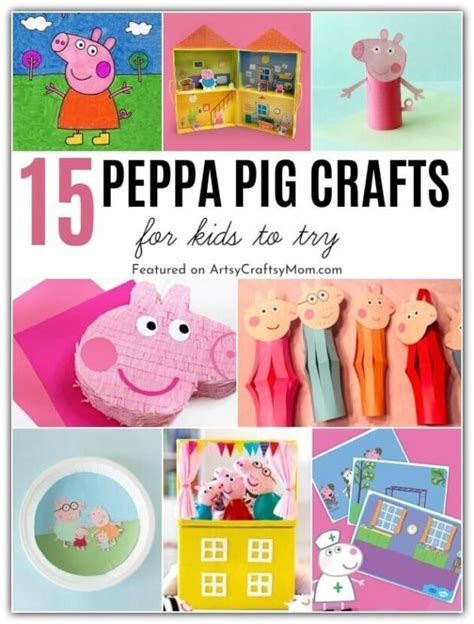 15 Playful Peppa Pig Crafts for Kids