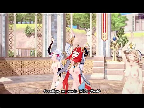 Genshin Impact MMDEVERGLOW Adios REMAKE Nilou Ayaka Barbara XVIDEOS