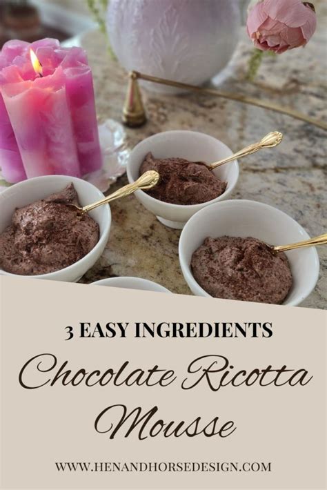 Easy 3 Ingredient Chocolate Mousse Recipe Made In Minutes Recipe In 2023 Chocolate Mousse