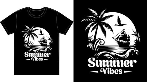 Premium Vector Summer Vibes T Shirt Design