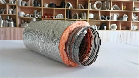 Duct R R Insulated Flexible Air Duct Hose Fiberglass Aluminum Foil