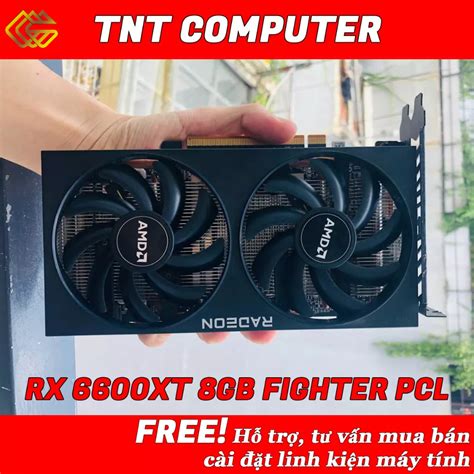 Cạc màn hình VGA RX 6600XT 8GB VGA PowerColor Fighter Radeon GDDR6 ...
