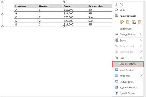 Cara Mengonversi Tabel Menjadi Gambar Di Microsoft Word Informasi