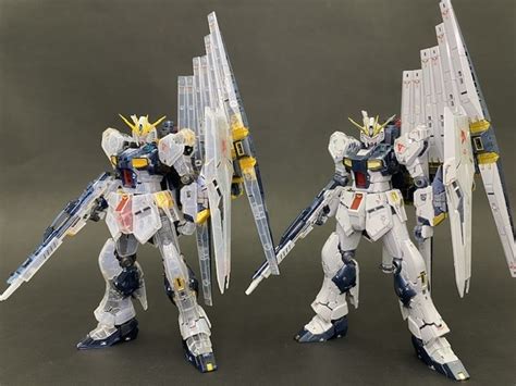 Review Rg Nu Gundam Clear Color Gunjap