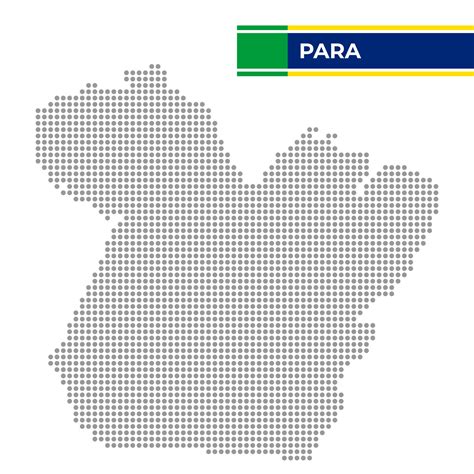 Dotted map of the State of Para in Brazil 43270563 Vector Art at Vecteezy