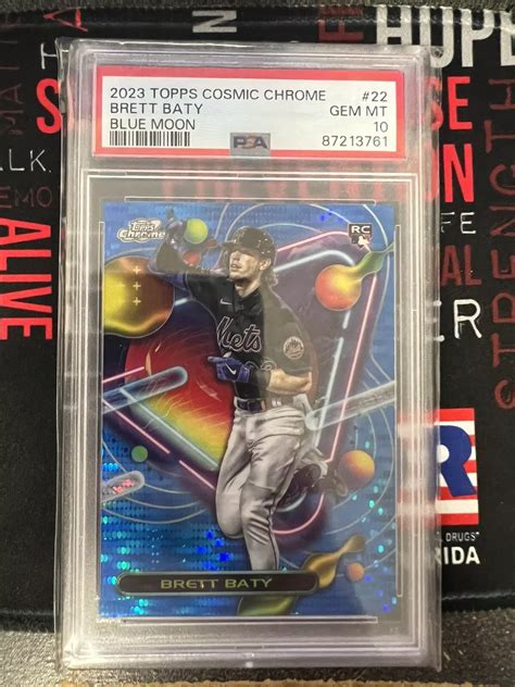 Brett Baty 2023 Topps Chrome Cosmic 22 Blue Moon Refractor 99 Price