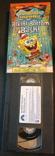 Spongebob Squarepants Bikini Bottom Bash VHS 2002 97368754430 EBay