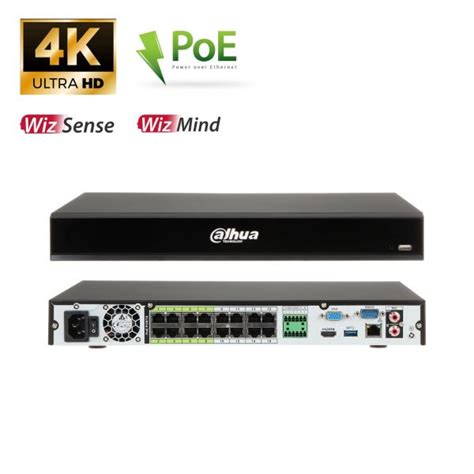 Dahua Registratore 16 Canali POE IP 16MP IP NVR5216 16P I L 4K S