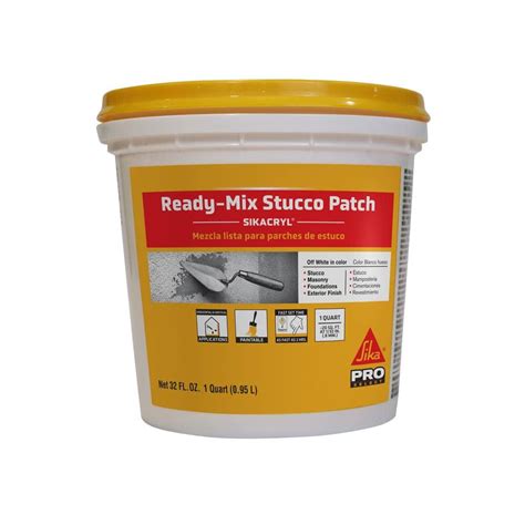 Sika 1 Qt Ready Mix Concrete Patch And Repair Textured Concrete Patch