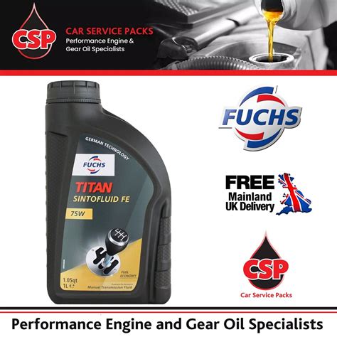 FUCHS Titan Sintofluid FE 75W Manual Transmission Oil GL 4 75W Gear