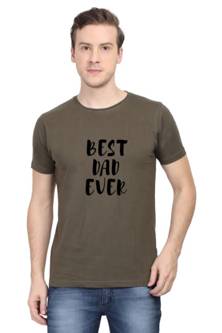 Best Dad Ever T Shirt For Men At Rs 449 Men Printed T Shirt Id