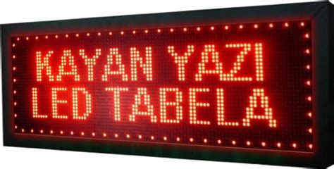 32x32 P10 Kırmızı Kayan Yazı Led Tabela Led Panel