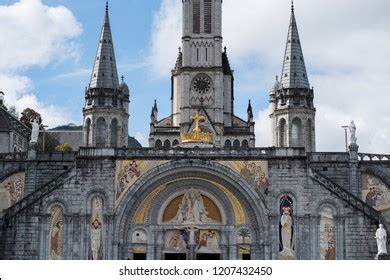 Different Details Sanctuary Lourdes France Stock Photo 1207432450 ...