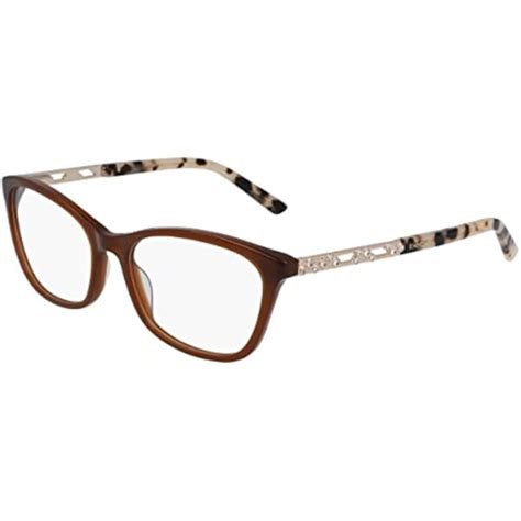 New Bebe Bb 5174 200 Topaz Eyeglasses 55mm With Swarovski Crystals And Bebe Case True View Optics