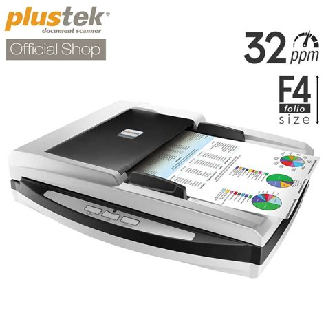 Plustek Scanner SmartOffice PL3060 32 PPM F4 Folio SIPLah