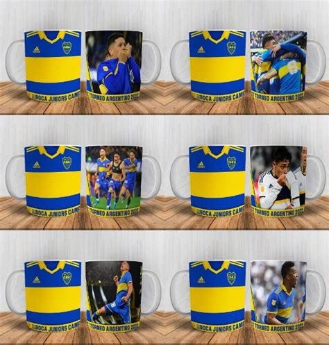 Pack Para Tazas Boca Juniors Campe N Torneo Argentino Dise Os