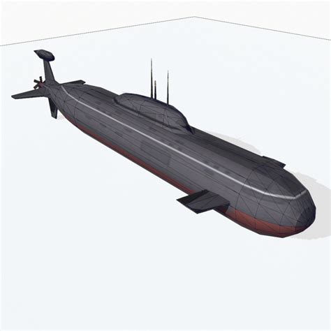 3d akula-class submarine akula class