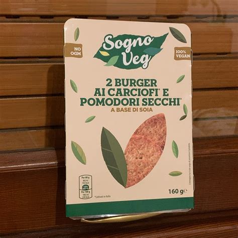 Sogno Veg Burger Carciofi E Pomodori Secchi A Base Di Soia Review