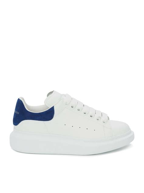 Alexander Mcqueen Sneaker Pelle S Gomm Larry Daim Velour In Blue Lyst