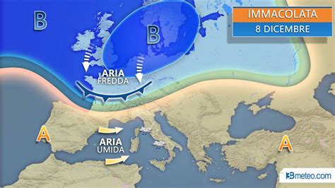 Meteo IMMACOLATA Tra Sole E Nubi In Attesa Di Un FRONTE FREDDO 3B Meteo