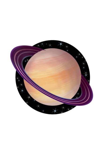 Large Saturn Sticker Etsy