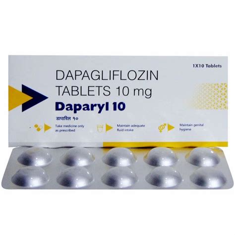 Daparyl Mg Tab Dapagliflozin Packaging Size At Rs