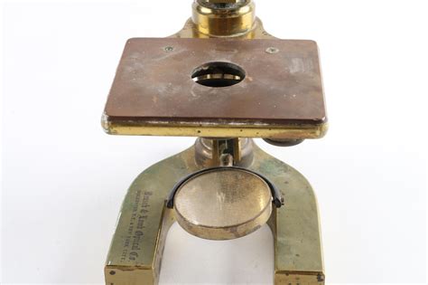 Bausch And Lomb Optical Co Brass Microscope Ebth