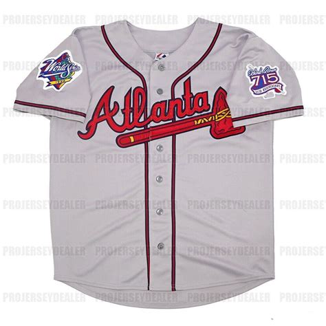 Atlanta Bobby Cox Braves Serie Mundial Camisetas De B Isbol Javy