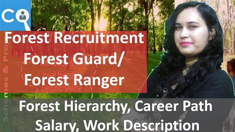 Forest Department Recruitment For Forest Guard Ranger Assistant Forest Conservator Part 1