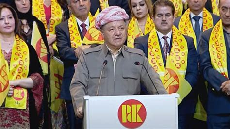 Kdp President Masoud Barzani Launches Parliamentary Election Campaign