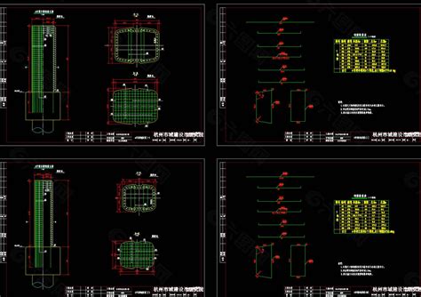 桥墩钢筋图cad图纸装饰装修素材免费下载图片编号4769577 六图网