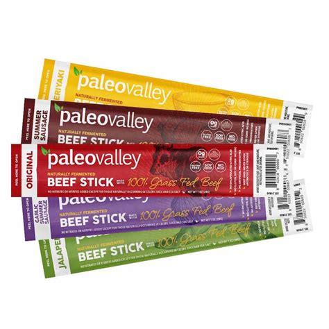 Paleovalley 100 Grass Fed Beef Sticks