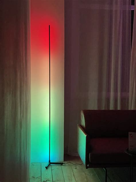 Підлоговий кутовий Bluetooth торшер "LED ART" заввишки 1.5 м із ...