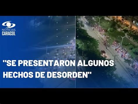 Caravana de motos en Barranquilla generó caos y delincuentes