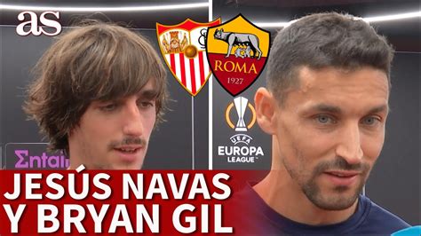 SEVILLA ROMA FINAL EUROPA LEAGUE BRYAN GIL y JESÚS NAVAS en la