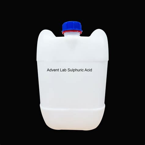 Advent Lab Sulphuric Acid 98 50Kg Can At Rs 2500 Can In Vasai ID