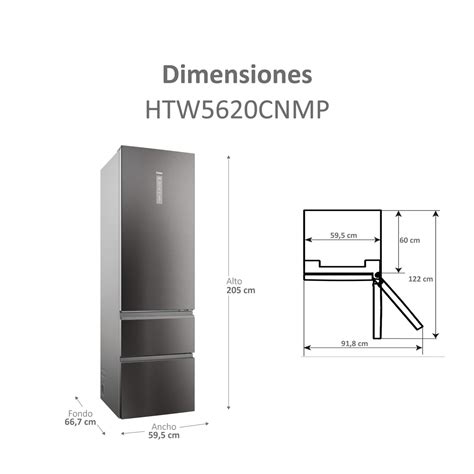 Frigor Fico Combi Haier Total No Frost Con Wifi D Series